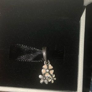 Floral pandora charm
